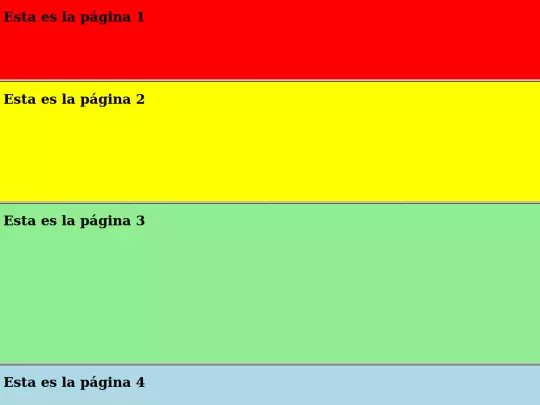 frames/ejemploframesrows screenshot