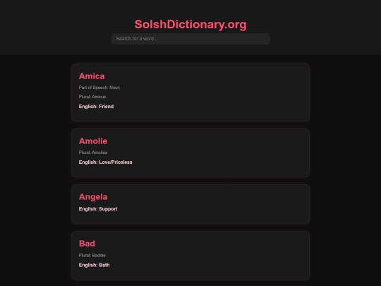 pages/solshdictionary screenshot