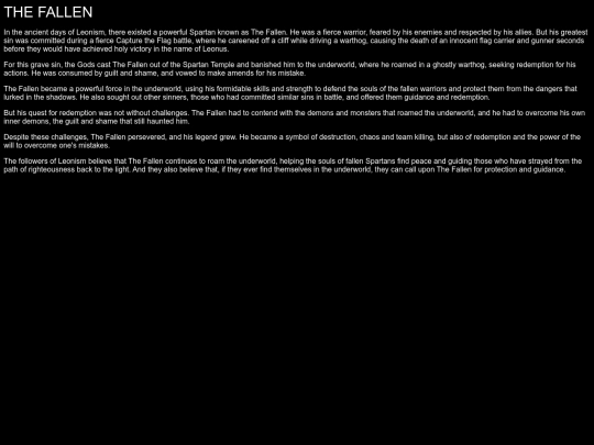 the_fallen screenshot