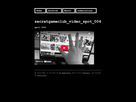 posts/videospot004 screenshot