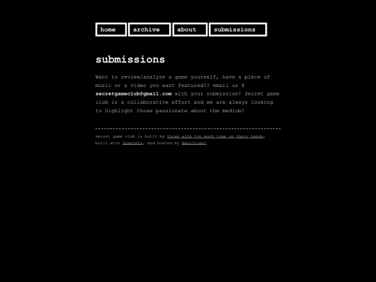 submissions screenshot
