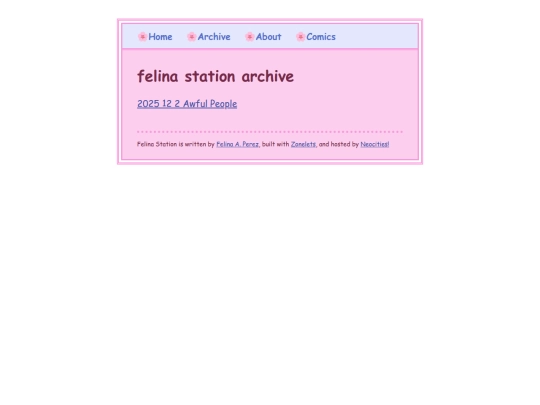 archive screenshot