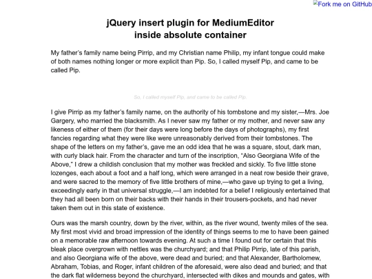 js/medium-editor-insert-plugin/examples/absolute-container screenshot