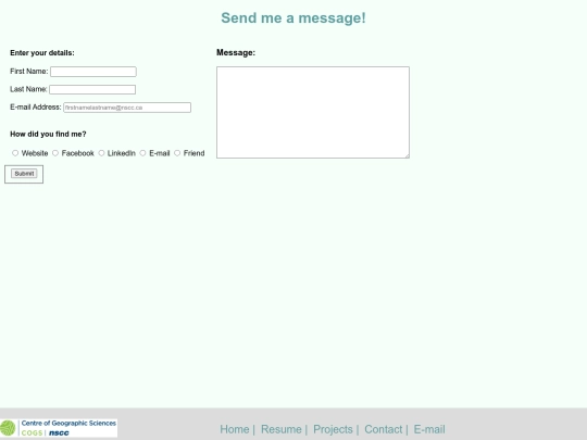 Contact screenshot