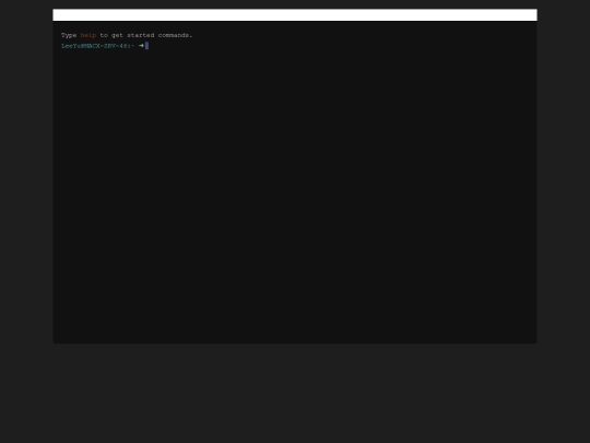 MacXTerm/dark screenshot