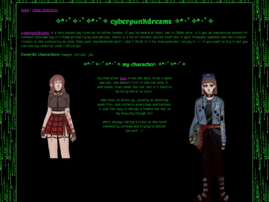 interests/cyberpunkdreams screenshot