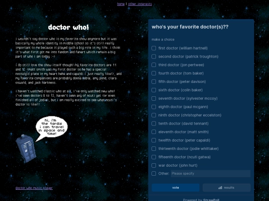 interests/doctorwho screenshot