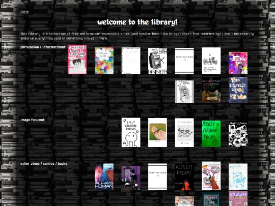 library screenshot