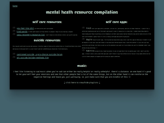 mental/health screenshot