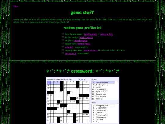 secrets/arcade screenshot