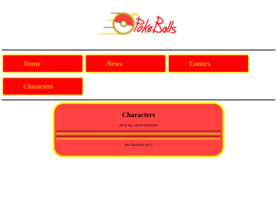 Characters screenshot