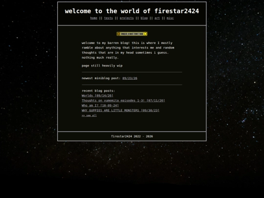 blog screenshot
