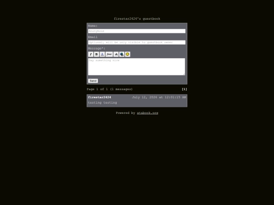 guestbookdummy screenshot