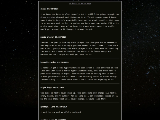 miniblog screenshot