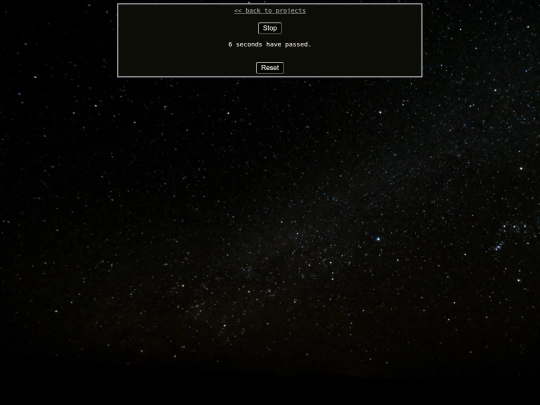 projects/stopwatch screenshot