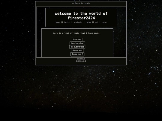 tests/iframe-test screenshot