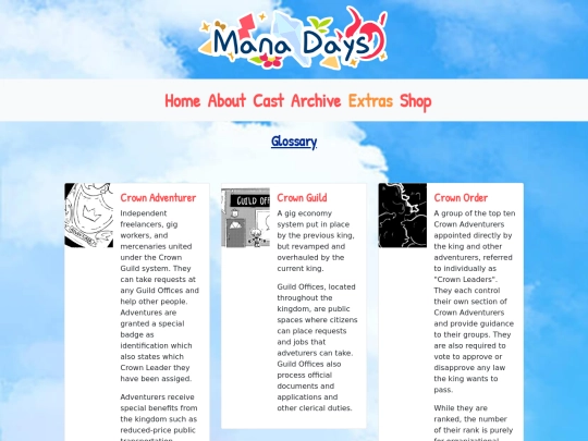 glossary screenshot