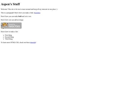 index screenshot