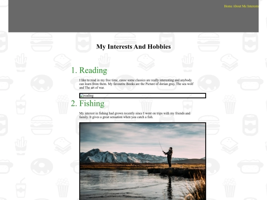 my_interests screenshot