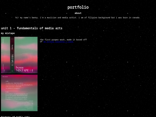 portfolio screenshot