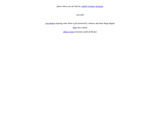 links screenshot