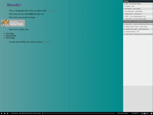 index screenshot