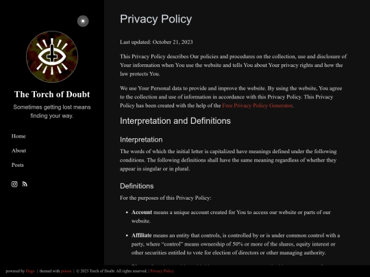 privacy-policy screenshot