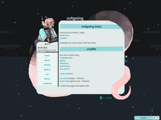 links screenshot