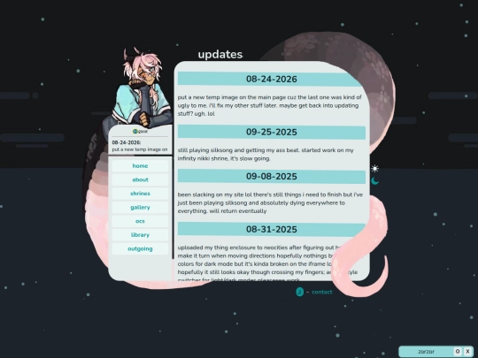 updates screenshot