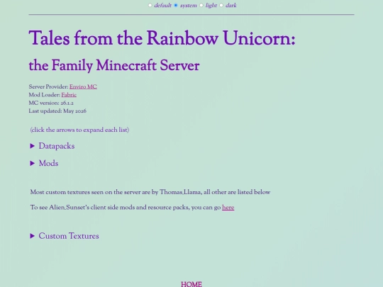 Minecraft/FamServer screenshot