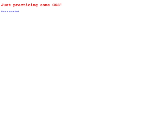 my code/csspractice screenshot