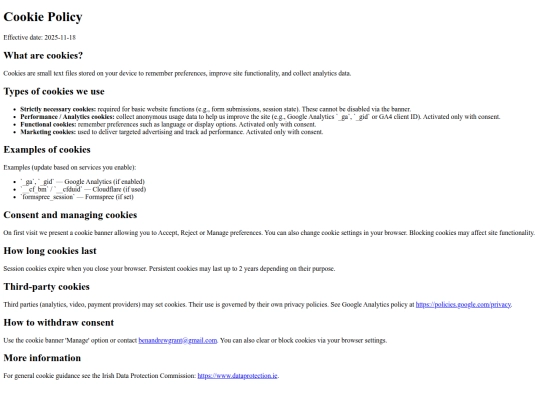 cookie-policy screenshot