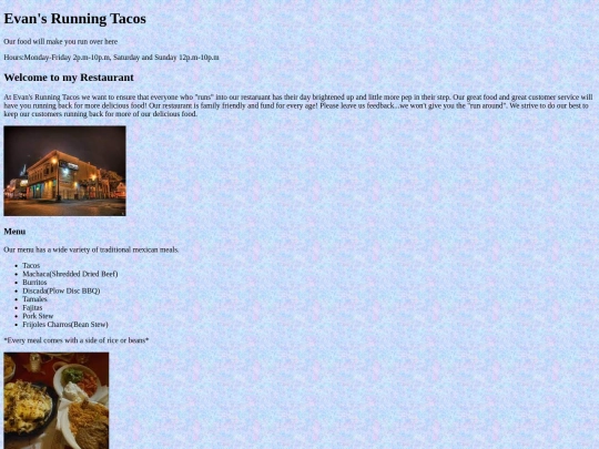 Restaurant screenshot