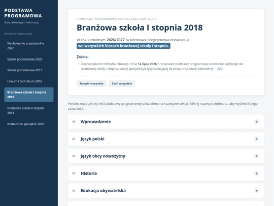 branzowa-i-2018 screenshot