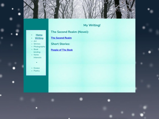writing screenshot