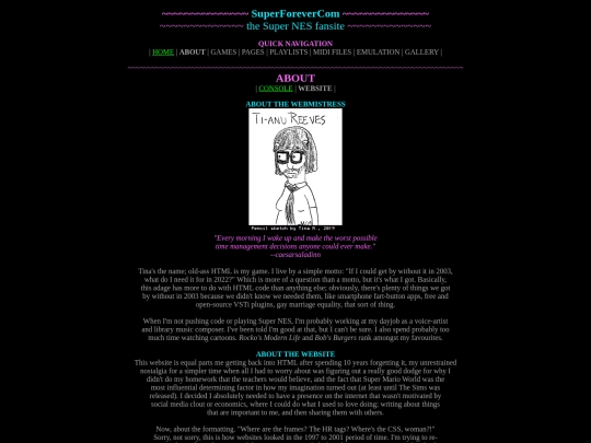 aboutsite screenshot