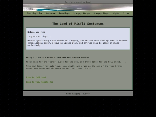 ramblings screenshot