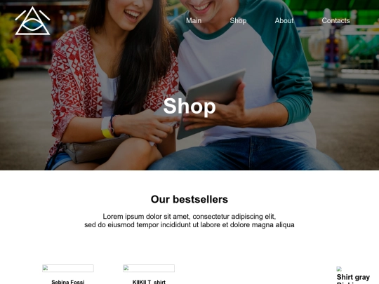 Grid-Site/shop screenshot