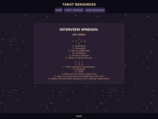 spreads/interview screenshot