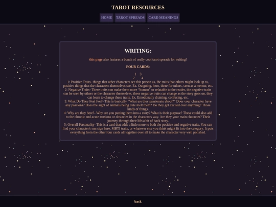 spreads/writing screenshot