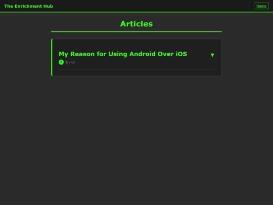 articles screenshot