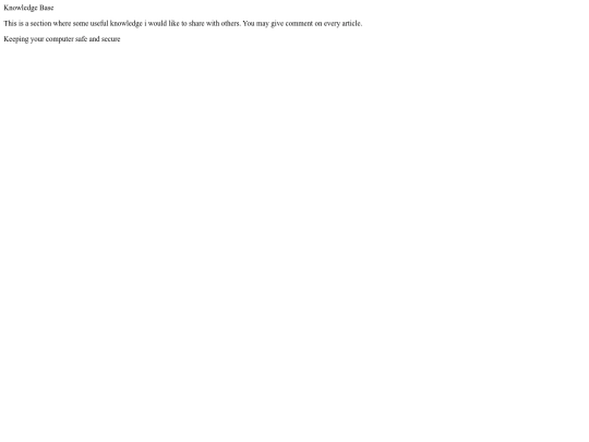 know screenshot