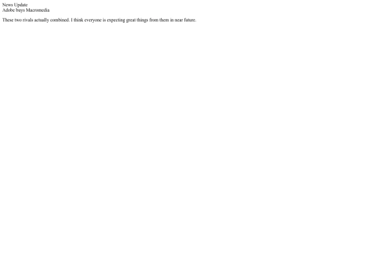 news screenshot