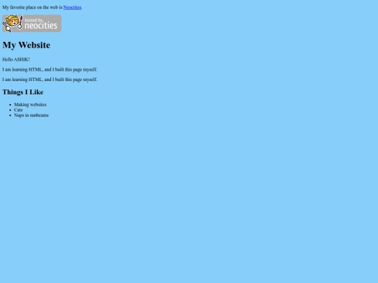 index screenshot