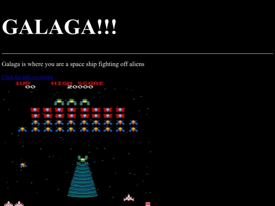 galagaweb screenshot