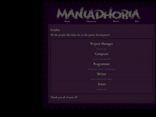 Website_pages/Credits/Credits screenshot