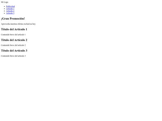 secciones screenshot