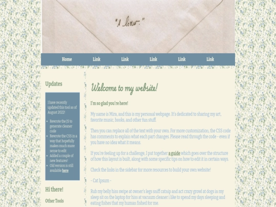 index screenshot