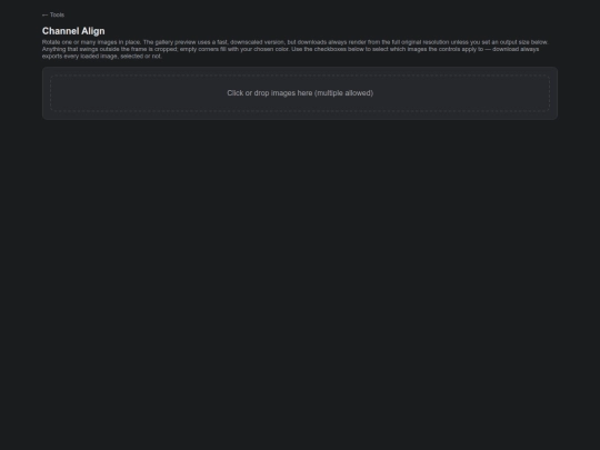 channel-align screenshot