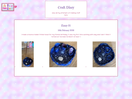 craftdiary screenshot